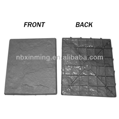 Cheap plastic flooring for planting garden grass